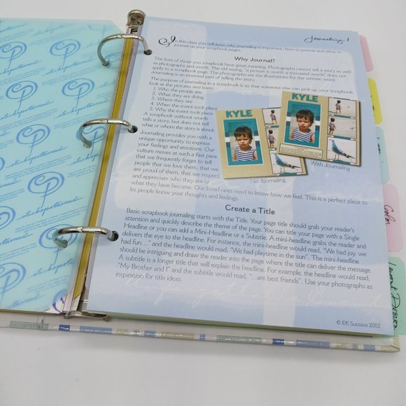 Scrapbook Design University Binder EK Success Scrapbooking How To - Picture 6 of 15
